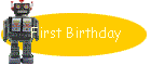 First Birthday