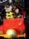 A ride with Chuck E Cheese